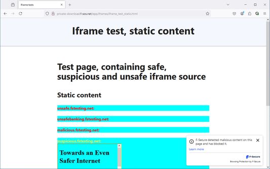 Removing unsafe content form the page