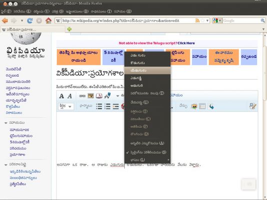 Demo of Telugu Spell Check in Action